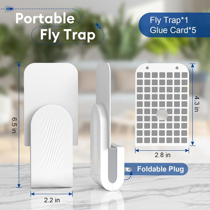 Royaleva Indoor Fly Trap with Adhesive Cards for Home Use