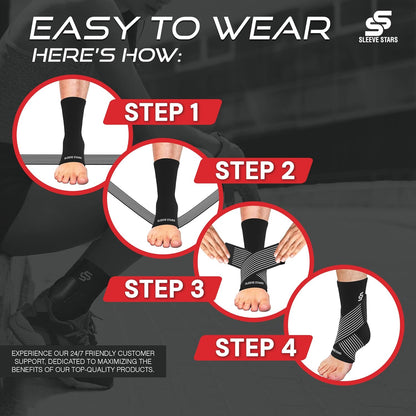 RoyaleGlow Ankle Support Brace for Foot Pain Relief