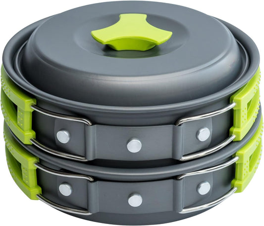 Royaleva Camping Cookware Backpacking Pots And Pans Set