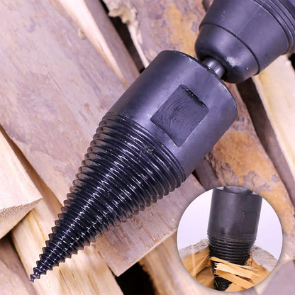 Luxora Universal Firewood Splitter Drill Bit for Quick Splitting