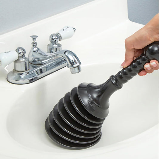 Royallure Compact Rugged Sink & Drain Plunger Powerful Bellows for Clogs