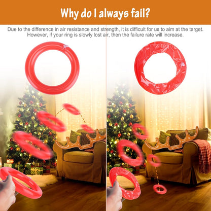 Royaleva Reindeer Antler Ring Toss Christmas Game