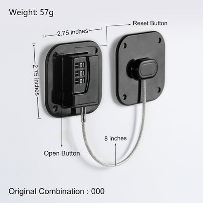 RoyaleGlow Fridge Lock 2-Pack for Safe Food Storage