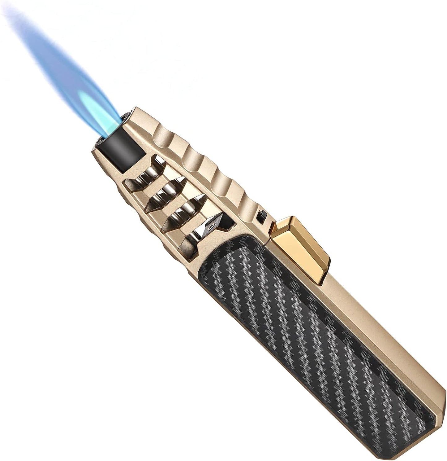 RoyaleGlow Windproof Torch Lighter with Adjustable Flame