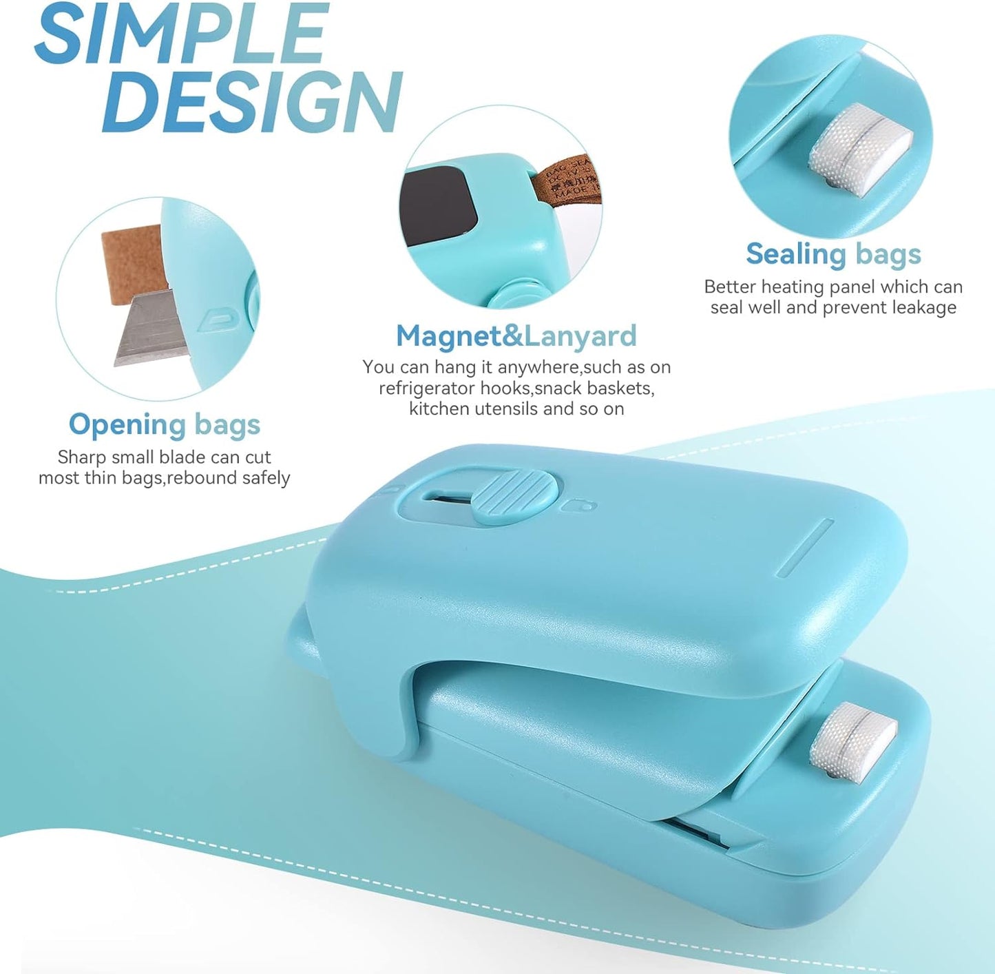Royaleva Handheld Mini Bag Sealer for Food Freshness