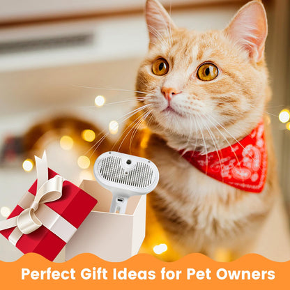 Royaleva Cat And Dog Steam Brush for Easy Grooming