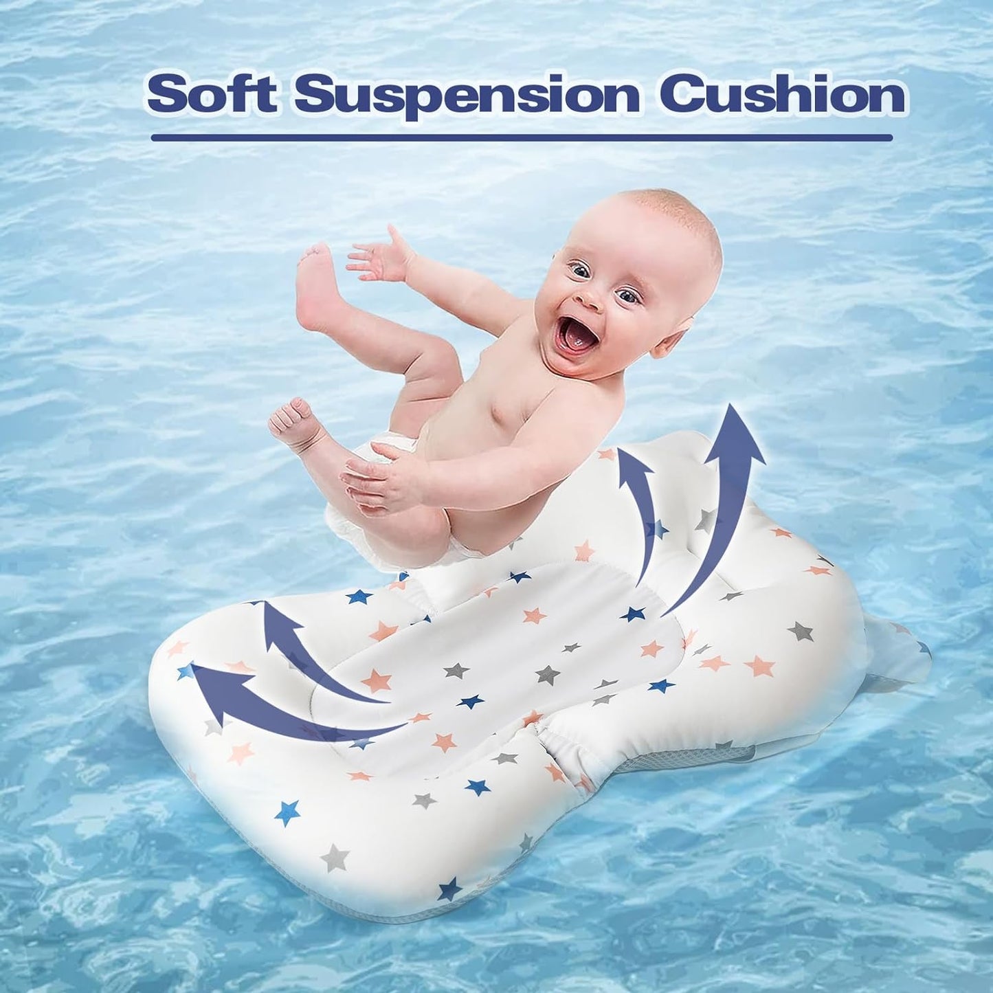 Royaleva Baby Bath Tub with Temperature Sensor and Foldable Design