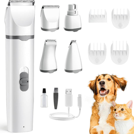 Luxora Dog Grooming Clippers Kit with Titanium Blades