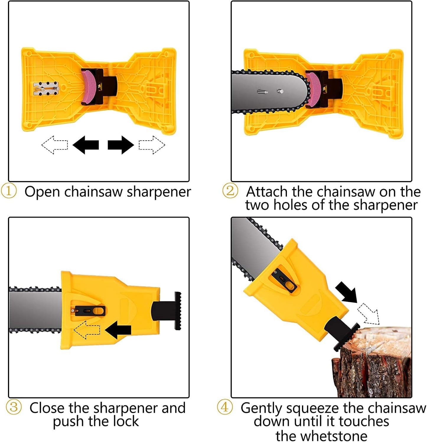 Royaleva Chainsaw Teeth Sharpener for Fast Precision Cuts