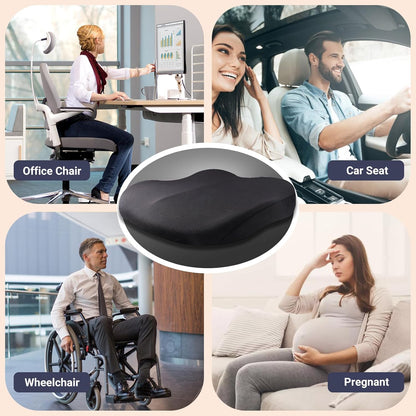 RoyaleGlow Adult Car Seat Booster Cushion for Comfort