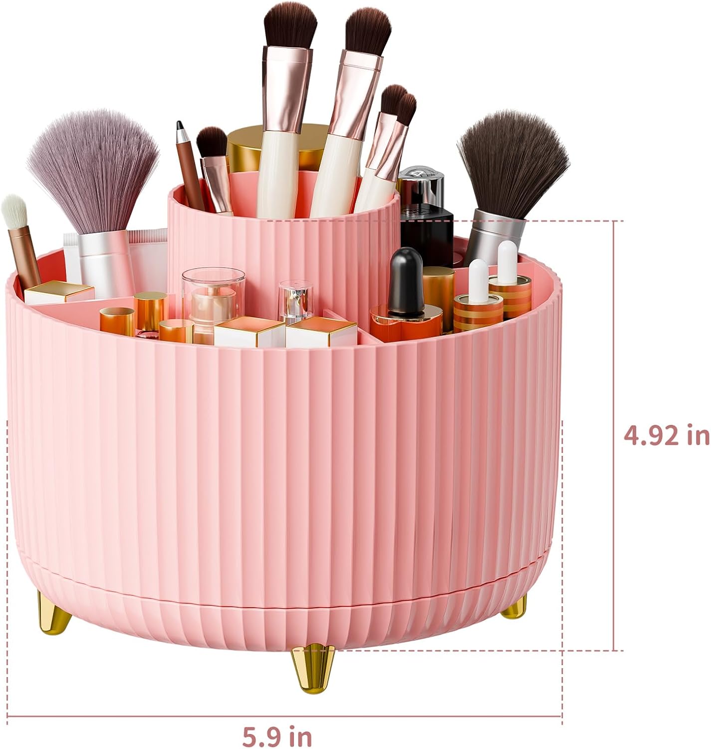 Royaleva Stylish Cosmetic Organizer with 360° Rotation