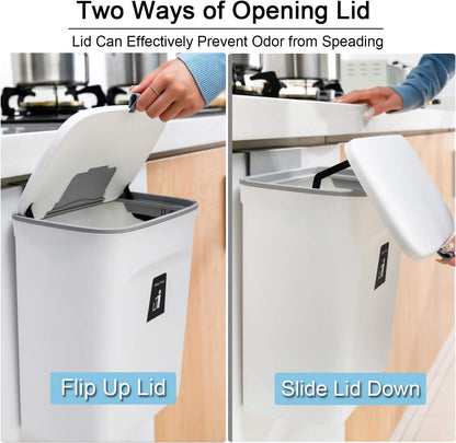 Royaleva 2.4 Gallon Kitchen Compost Bin For Counter Top