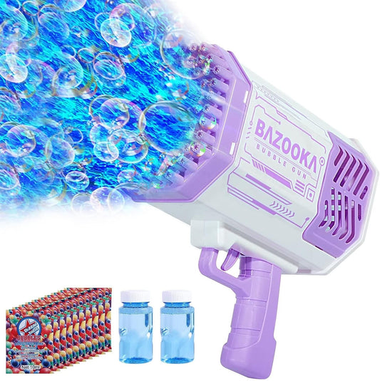 RoyaleGlow Bubble Gun Blaster Toy with LED Lights