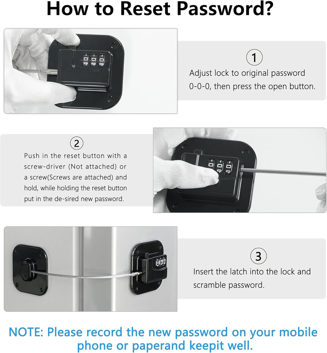 RoyaleGlow Fridge Lock 2-Pack for Safe Food Storage