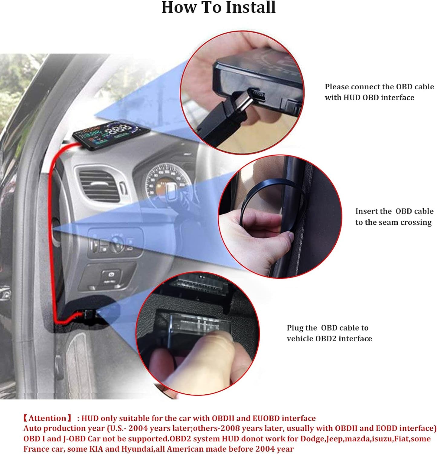 RoyaleGlow Head Up Display Car (HUD) P8 for Safe Driving