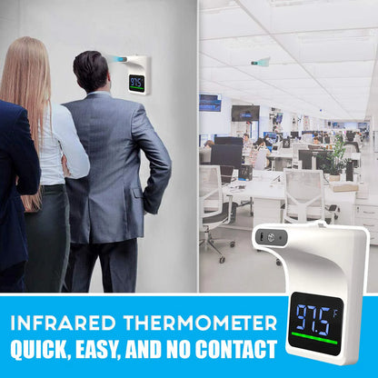 Luxora Contactless Wall Mounted Forehead Thermometer