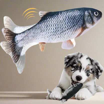 Pawelux Interactive Dancing Fish Toy – Realistic Flopping Motion for Dogs