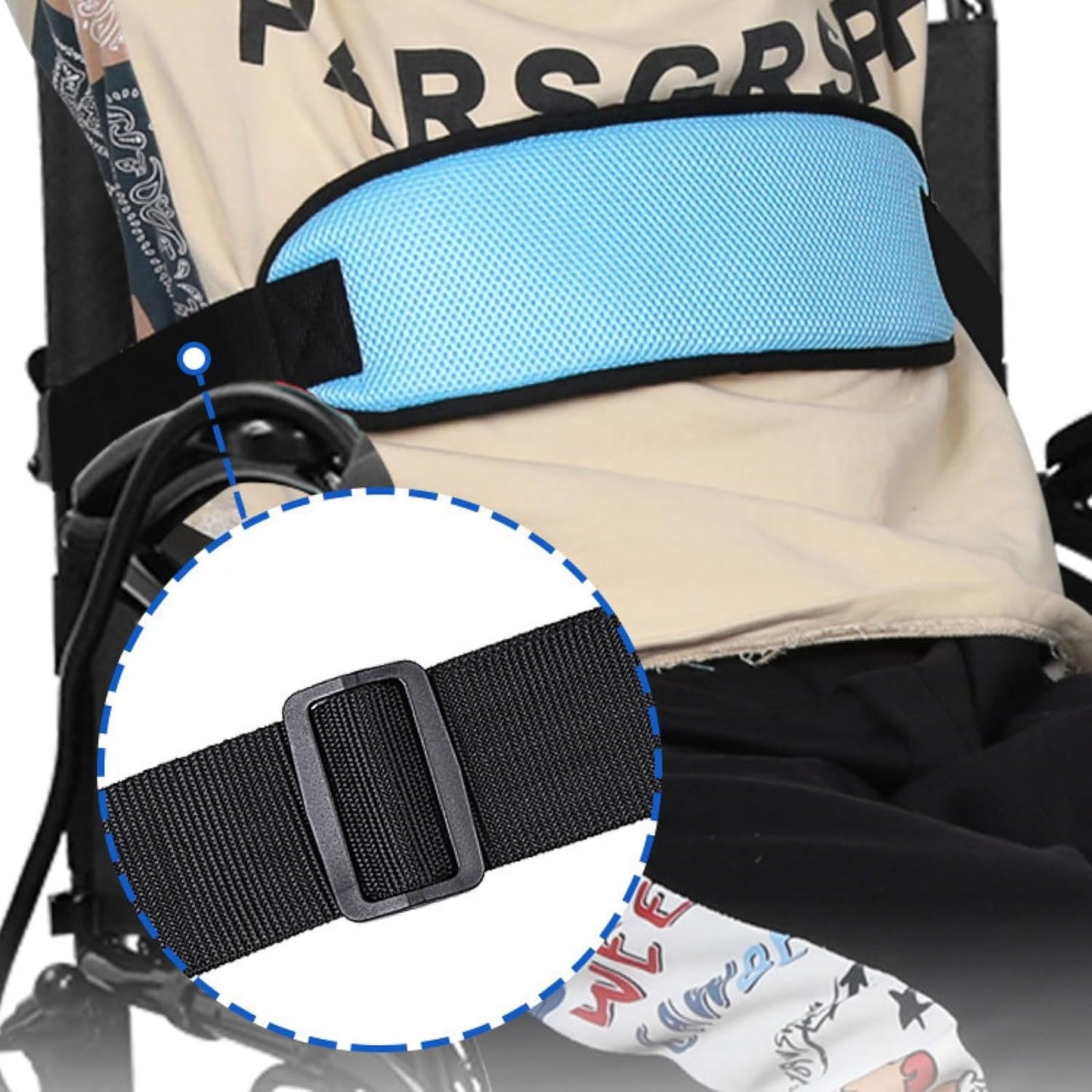 RoyaleGlow Wheelchair Seat Belt for Safety and Comfort