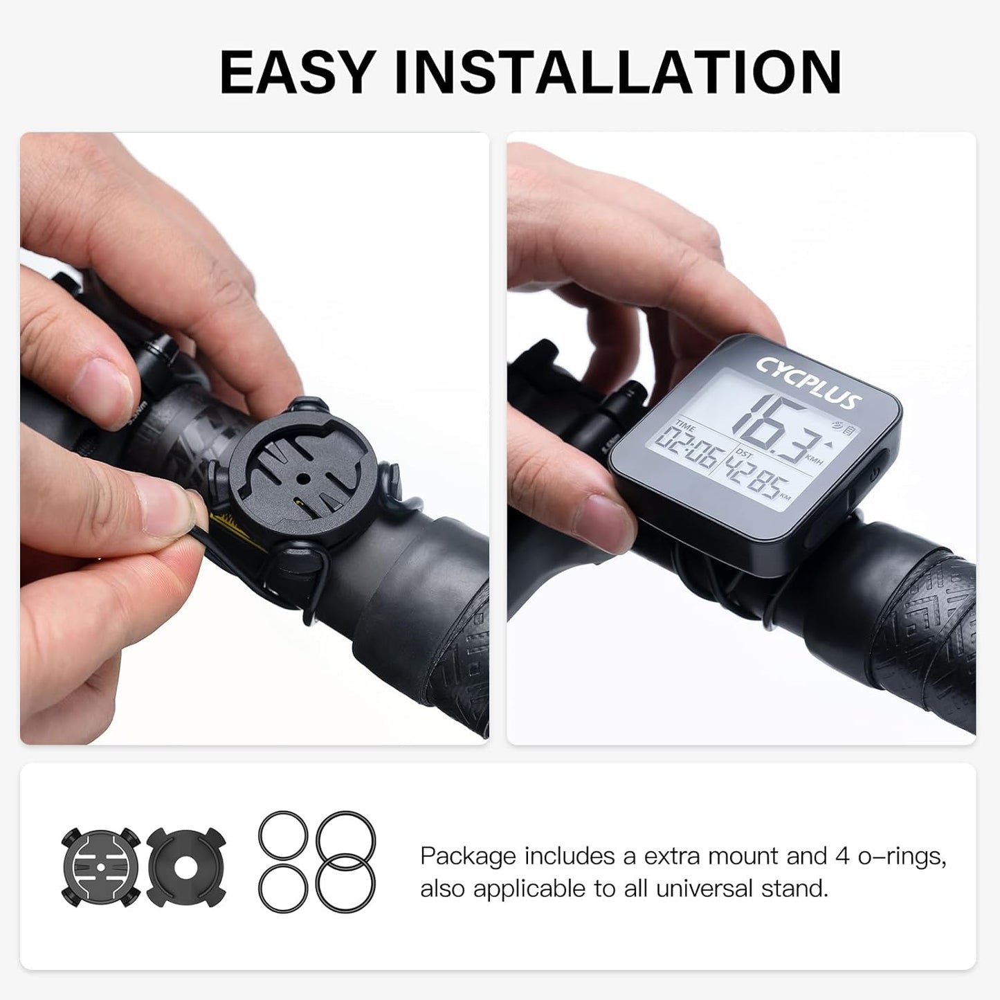 Luxora Wireless Cycling GPS Bike Computer with Backlight