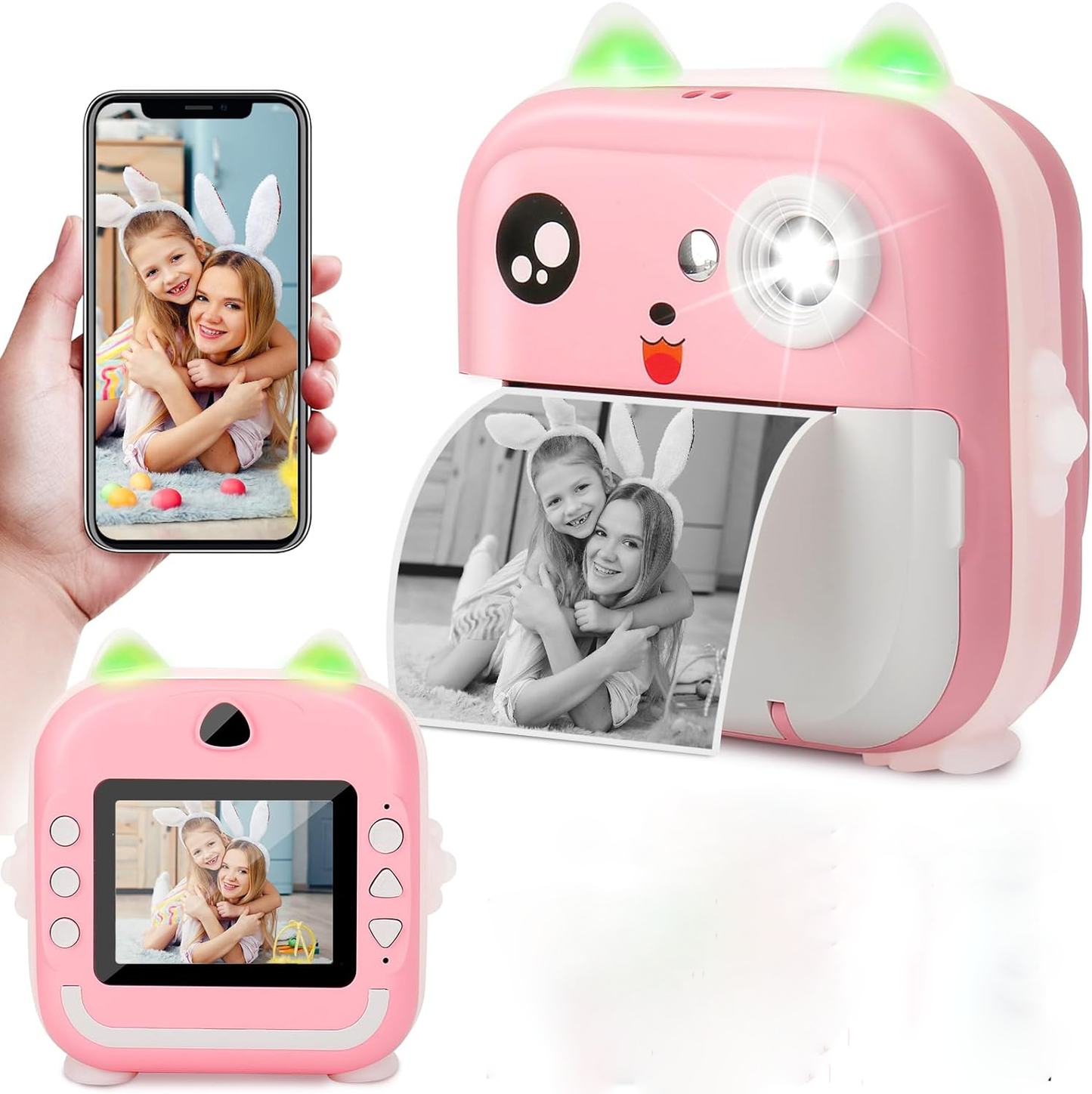 Royaleva Kids’ Instant Print HD Camera for Creative Fun