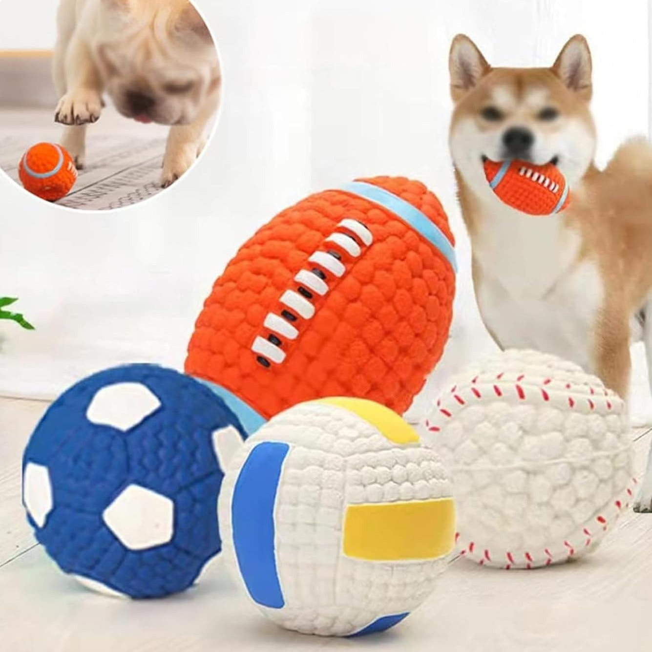 Pawelux Indestructible Chew Ball – Ultimate Dog Toy for Aggressive Chewers & Dental Health