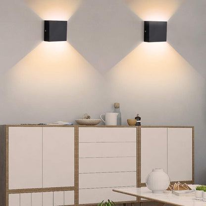 Lumora Nordic Led Wall Light Minimalist Warm Glow Wall Lamp For Living Rooms And Hallways