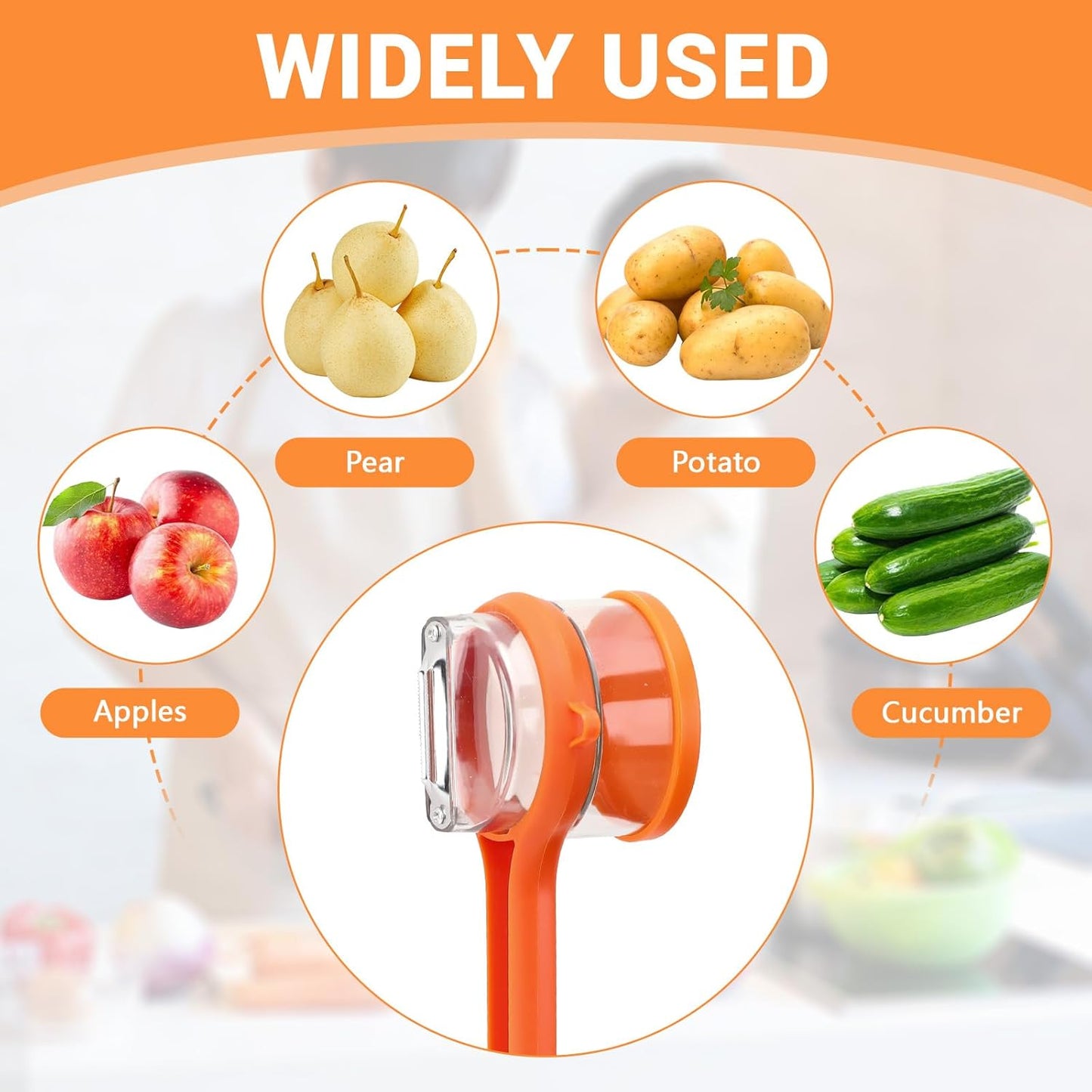 Royaleva Apple Skin Vegetable Peeler with Dual Blades