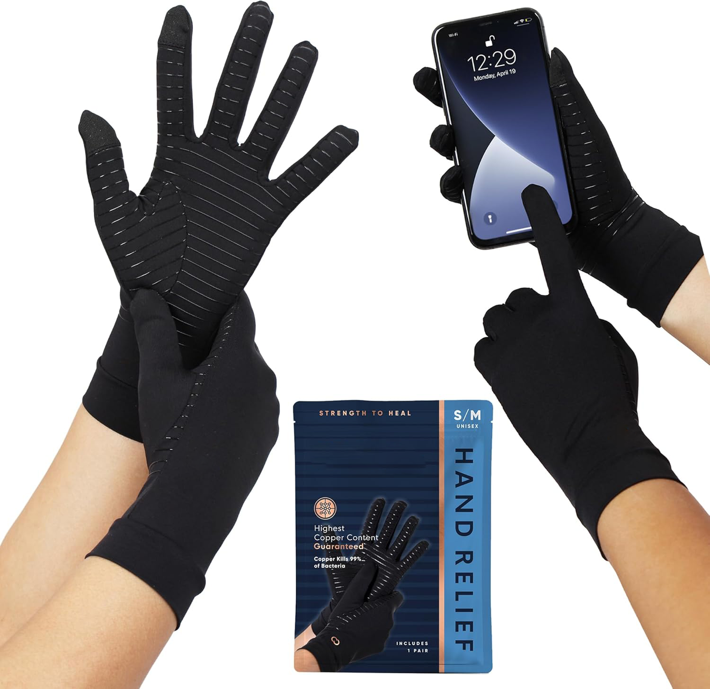 Luxora Compression Gloves for Arthritis Pain Relief