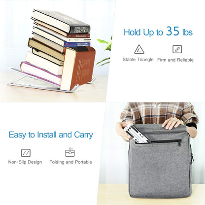RoyaleGlow Foldable Portable Laptop Stand - Ergonomic Design