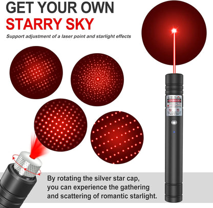 RoyaleGlow Long Range Green Laser Pointer High Power