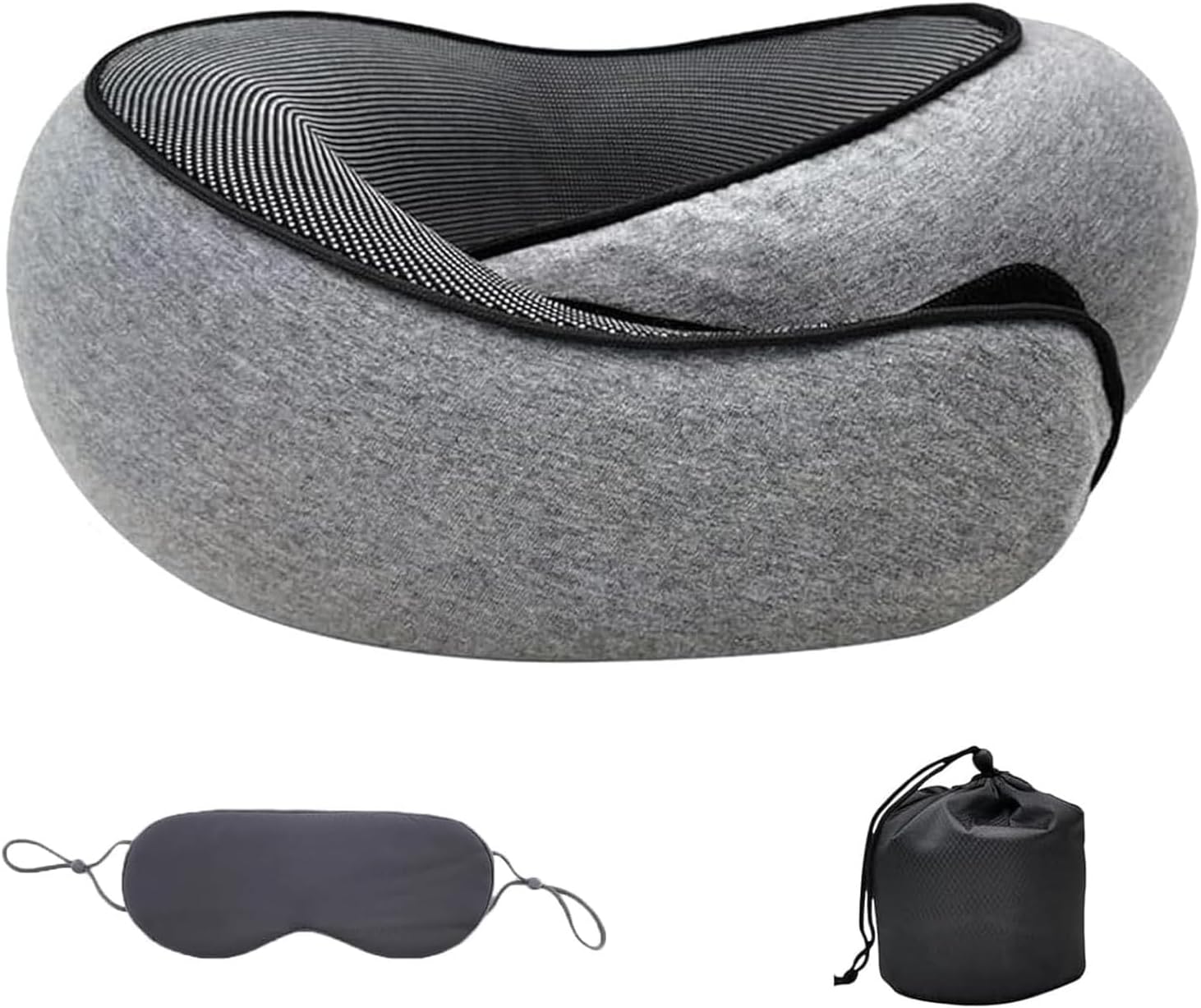 Luxora Travel Neck Pillow with Memory Foam Support