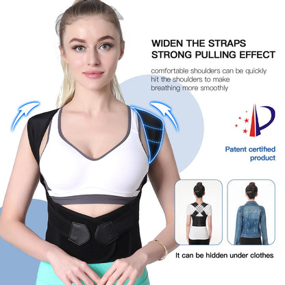 RoyaleGlow Back Posture Corrector Adjustable Comfort Fit