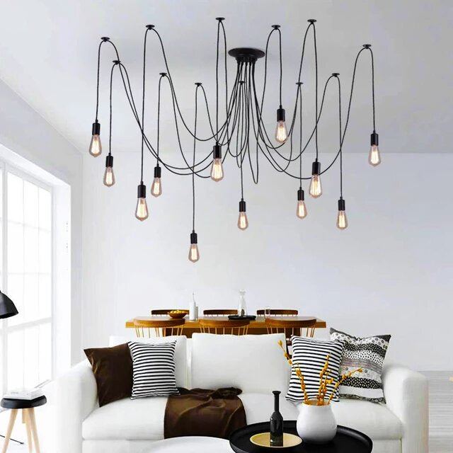 RoyaleGlow Alfie Vintage Pendant Chandelier for Home Decor