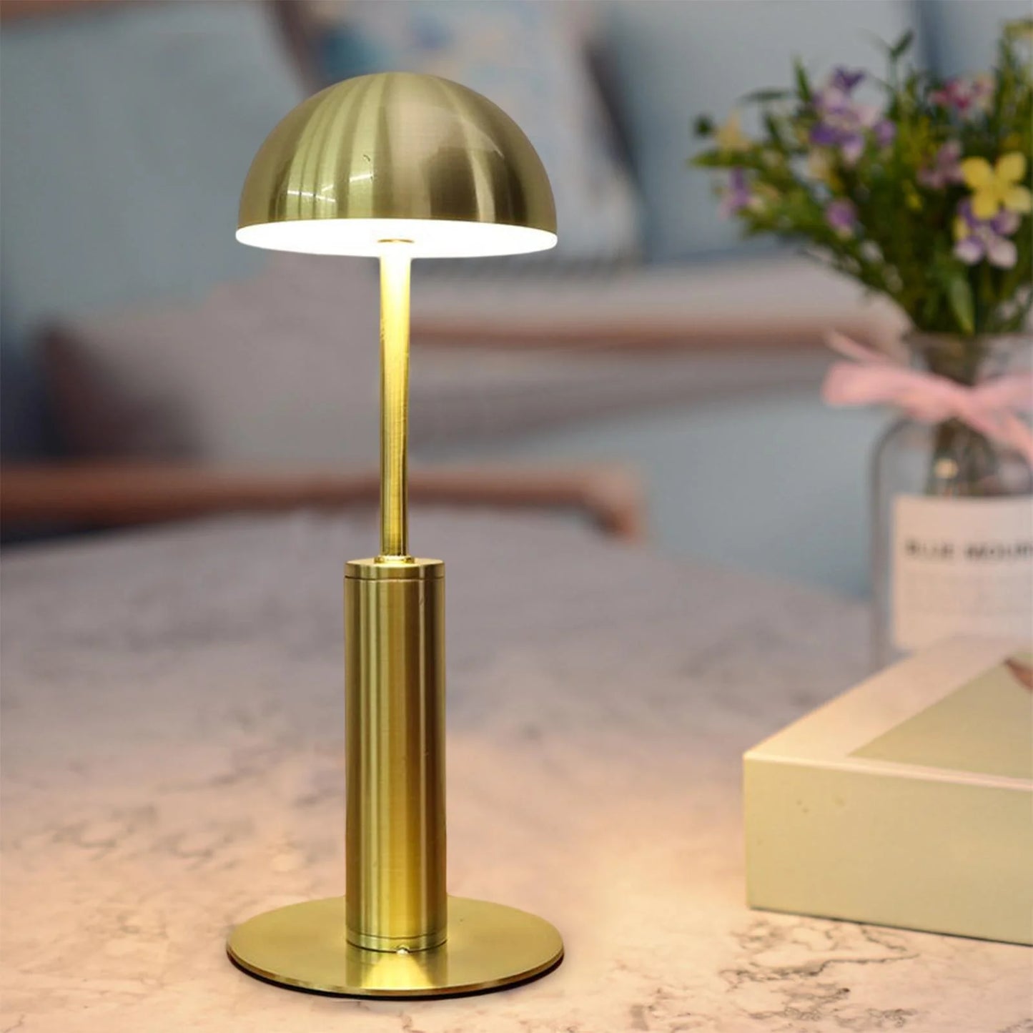 RoyaleGlow Cordless Table Lamp – Dimmable Warm Light for Any Space