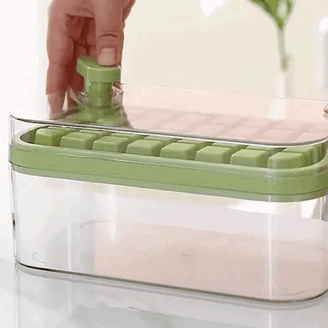 Rayvia One-Click Ice Tray System for Perfect Ice Cubes