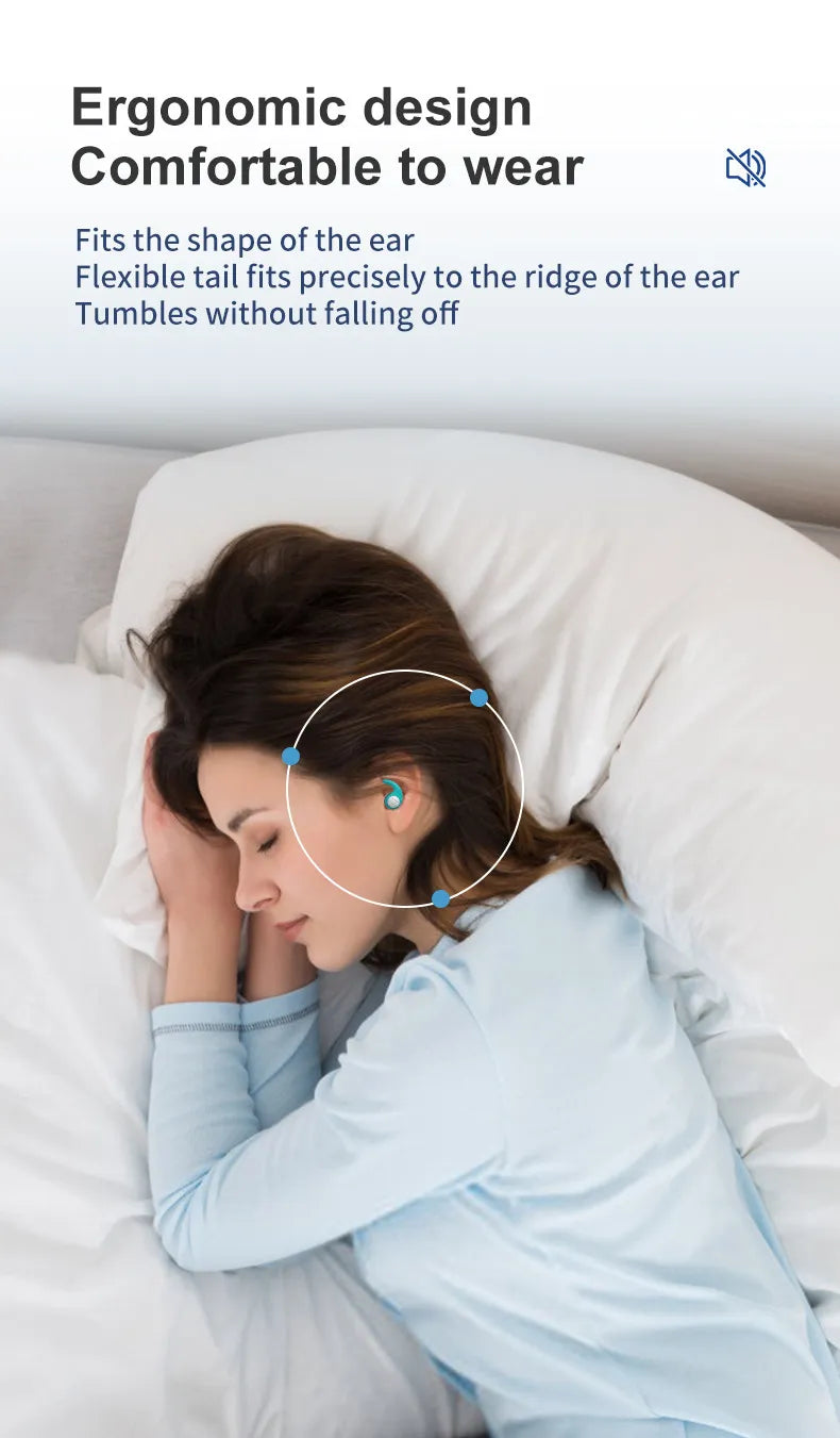 Luxora Silicone Noise-Canceling Earplugs for Peaceful Sleep