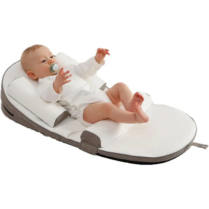 RoyaleGlow Baby Wedge Side Sleeping Pillow Bed Reflux Anti Roll Newborn Bed
