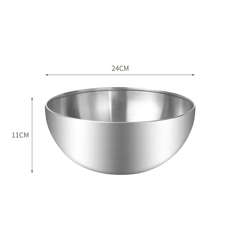Royelux Premium Stainless Steel Mixing Bowls - Modern 5 Piece Elegant Nesting Set