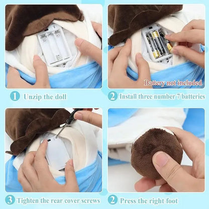 RoyaleGlow Breathing Jesus Soothing Plushie for Sleep Aid