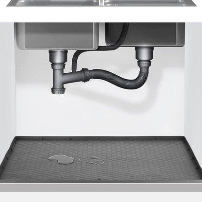 RoyaleGlow Large Under Kitchen Sink Mat Silicone Protective Liner