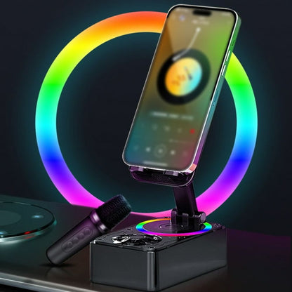 Royaleva 4-in-1 Phone Stand with Bluetooth Speaker