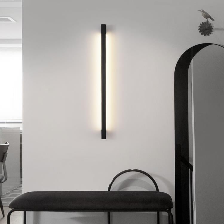 Royelux Modern Linear Dimmable LED Wall Sconce - Copper Finish, Minimalist Design
