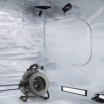 Luxora Electric Heater Fan for Greenhouse Grow Tent Workplace Fast Heating IPX4