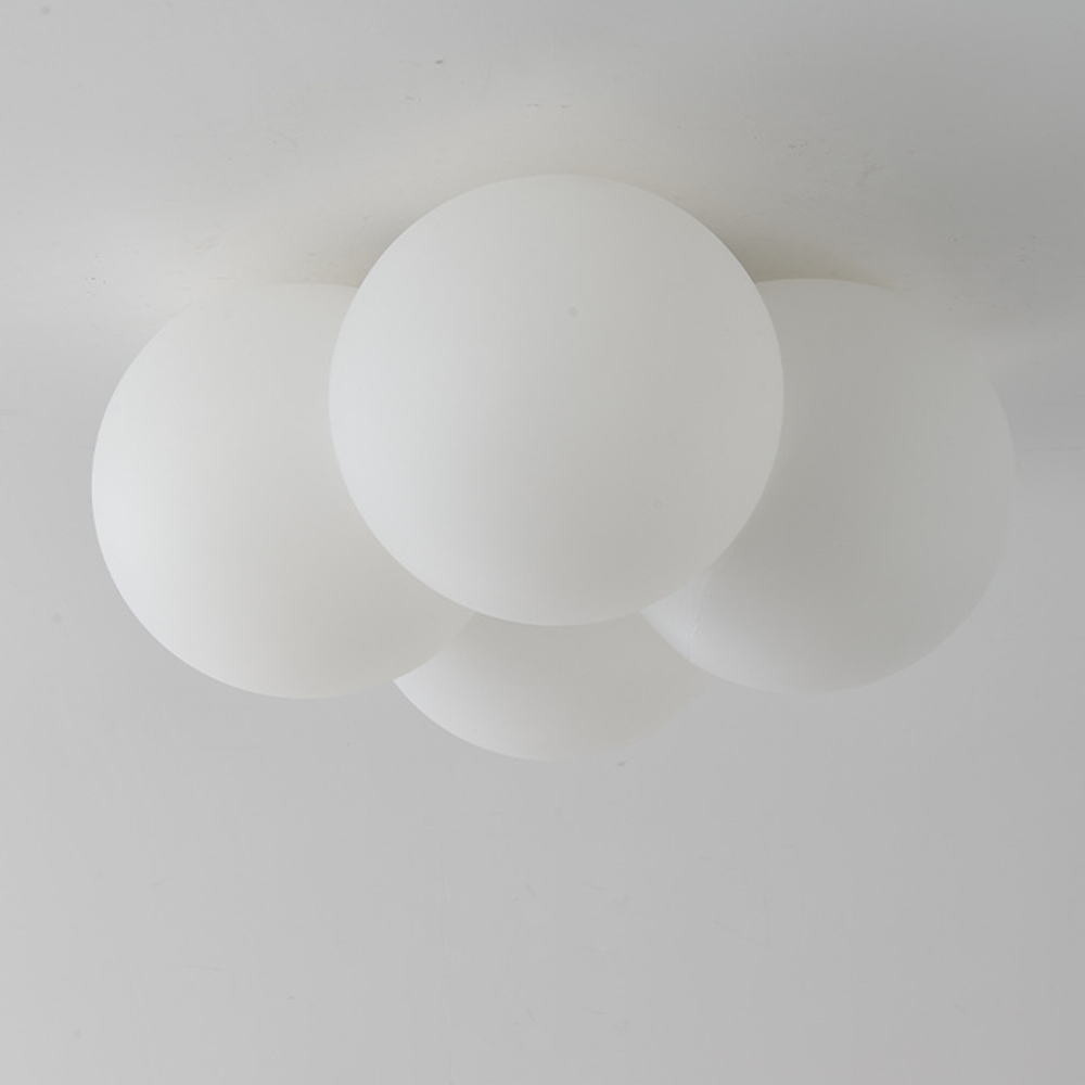 Royallure Cloud Bubbles Ceiling Light - Elegant LED Fixture for Home Décor - Flush Mount Ceiling / White / D42*H20CM