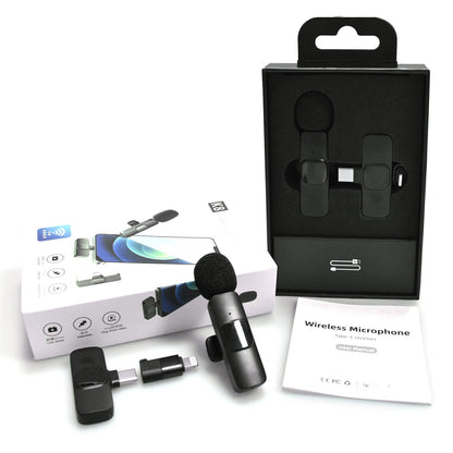 Luxora Lavalier Microphone Wireless Plug and Play System