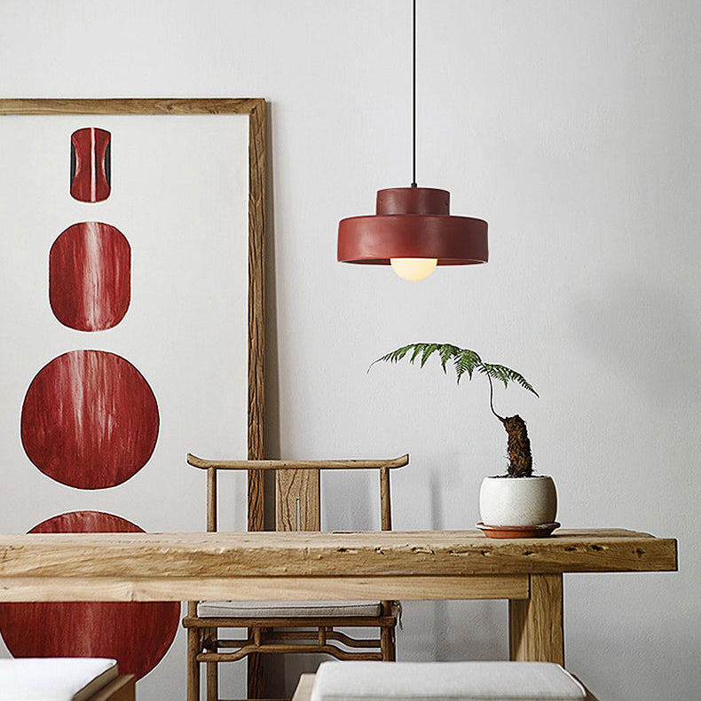 LuxRoyale Modern LED Pendant Light Fixture with Frosted Diffuser