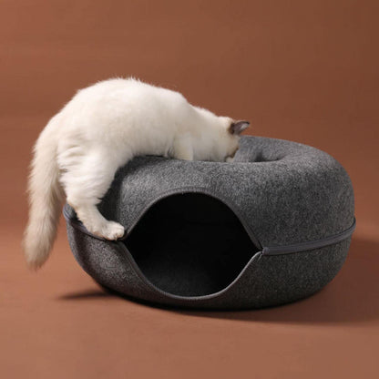 Luxora Tunnel Interactive Cat Bed for Fun and Playful Cats