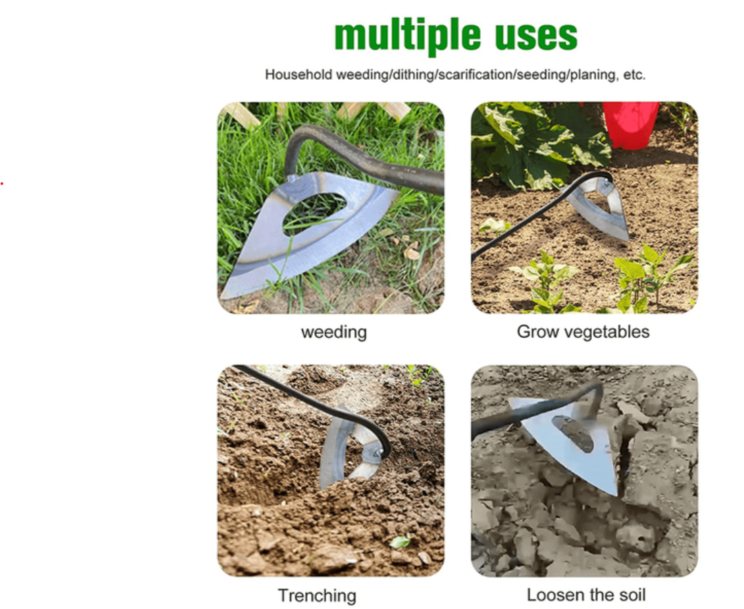 Royaleva All Steel Hollow Hoe For Gardening Tool