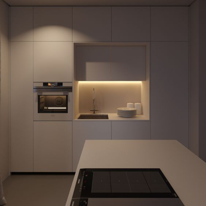 Royelux EasyStick Motion Light - USB Rechargeable Under Cabinet Light - Silver / 20cm / 8in