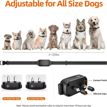 Royallure Rechargeable Waterproof Dog Training Collar - Shock E Collar with Remote Control